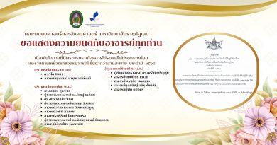 ขอแสดงความยินดีอย่างยิ่ง เนื่องในโอกาสที่มีพระบรมราชโองการโปรดเกล้าโปรดกระหม่อม พระราชทานเครื่องราชอิสริยาภรณ์ ชั้นต่ำกว่าสายสะพาย ประจำปี ๒๕๖๘